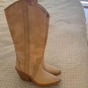 Dolce Vita Tan Heeled Boots